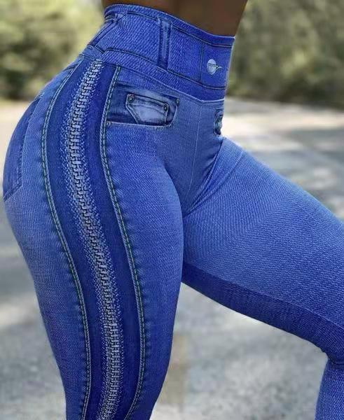 Calças para as mulheres  cintura alta barriga controle bumbum lift leggings esportivos