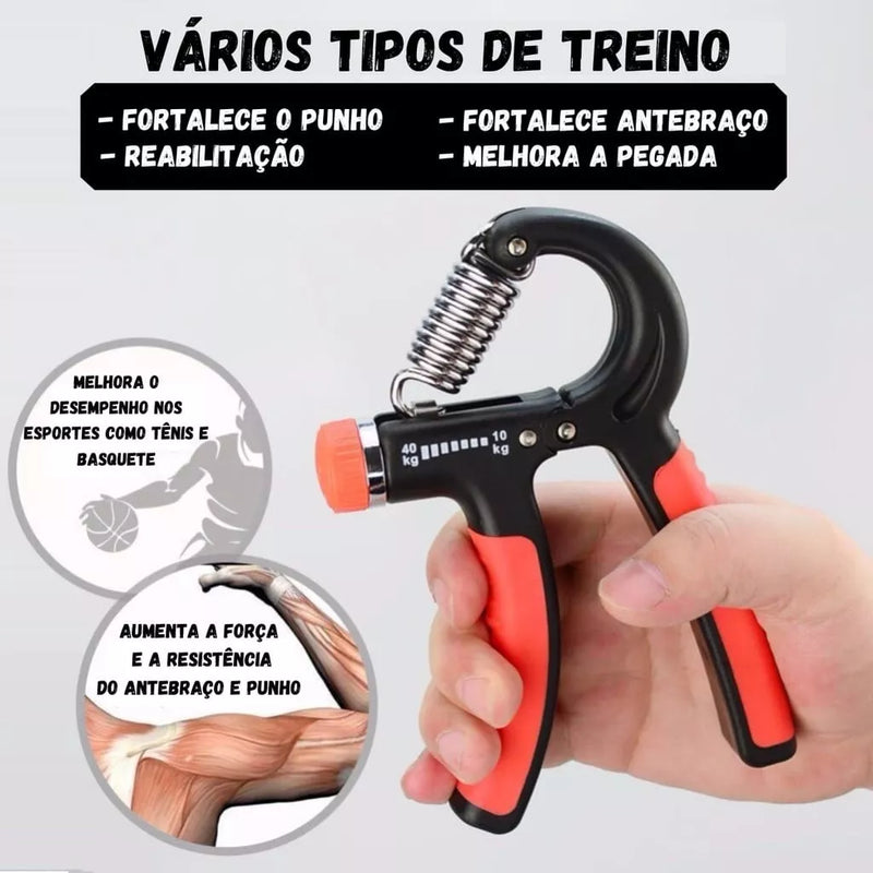 Flexor De Punho Ajustável Hand Grip De Mola Antebraço Mãos