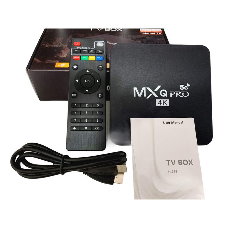 Tv Box Mxq 4K Conversor Smart - Memoria 64GB RAM 4GB